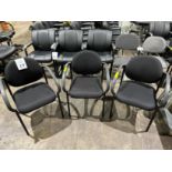 FABRIC AND PLASTIC CLIENT CHAIRS