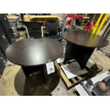 WOOD ROUND TABLES