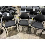 FABRIC AND PLASTIC CLIENT CHAIRS