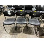 VINYL AND PLASTIC CLIENT CHAIRS