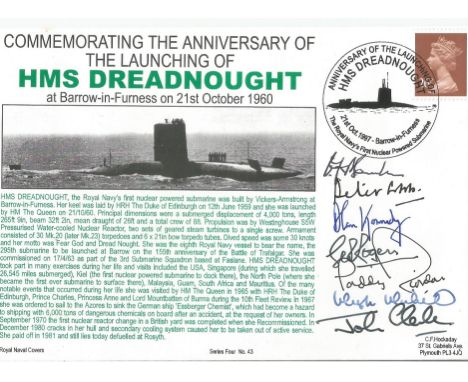 Capt B P B Sambourne, Capt P Cobb, Comdr A G Kennedy, Comdr G C B Rogers, J P B Oriordan, Comdr H K P Mitchell and Capt J P C