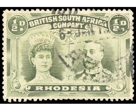 ½d bronze-green perf 14 x 15, 6 JAN 13 DC. &nbsp;A fine example of this very rare stamp, BPA Certificate (1959, the shade giv