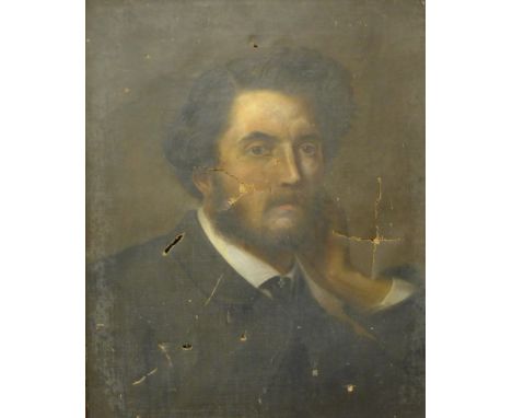 English School (19th Century), portrait of a gentleman, oil on canvas, 53 x 43cms, framed 