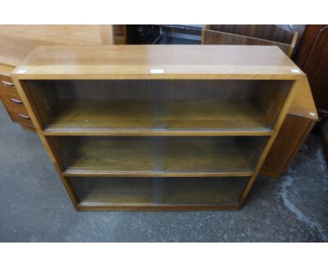 A light oak bookcase 