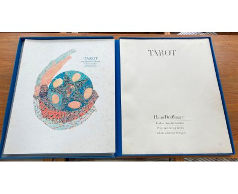 'TAROT' by Hans Dörflinger (German b. 1941), limited edition grandlithos on hard paper, each signed, dated, titled and number