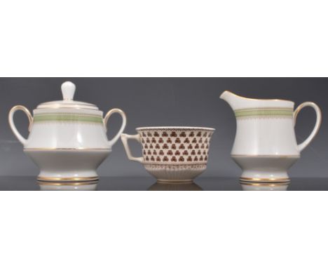 Noritake part dinner service, Tisdale pattern and Adams Sharon pattern teaware, together with Mid Winter Stylecraft plates.