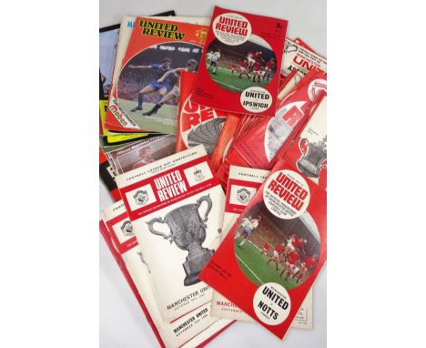 Various football programmes, Manchester United and others, to include verses Wrexham 1969, various other 1969, to include ver