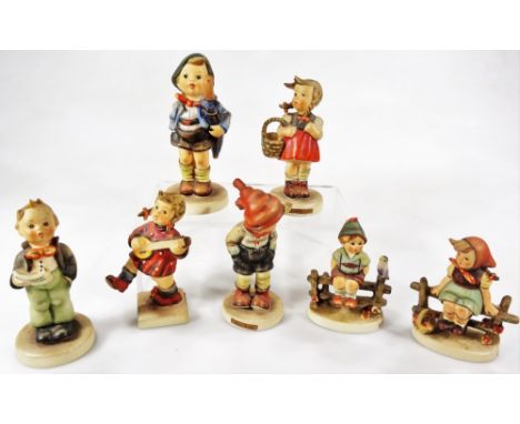 Various Goebel Hummel figures, to include Home From Market, 14cm H, various others, etc. (7)