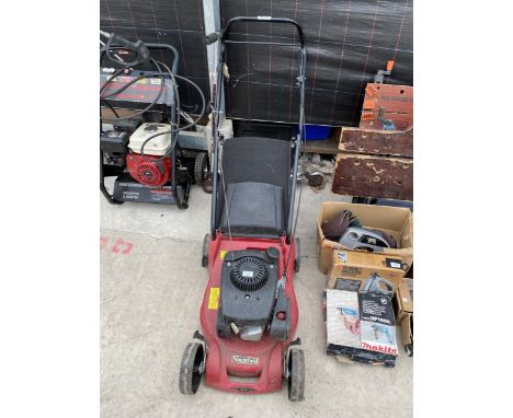 A MOUNTFIELD HP454 PETROL ENGINE LAWN MOWER WITH GRASS BOX 
