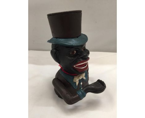 A VINTAGE STYLE 'JOLLY MAN' MONEY BANK 