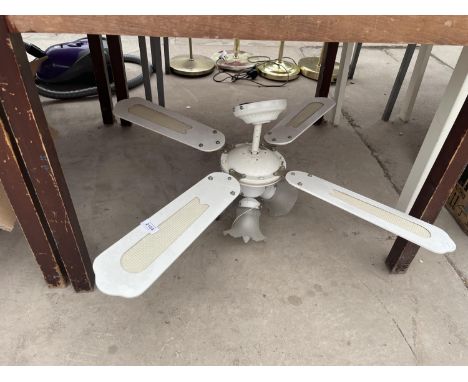 AN ELECTRIC CEILING FAN LIGHT FITTING 