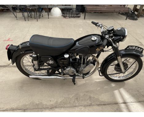 A 1953 AJS 350CC G3LS MOTORBIKE, IMMACULATE CONDITION IN FULL BELIEVED IN RUNNING ORDER AND READY TO USE (WHILST WE BELIEVE T