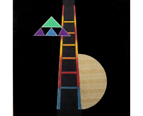Annamukhamed Zaripov (born 1947)'The Road of Life 4' inscribed in Cyrillic with artist's name, title and date '1989' (verso)o