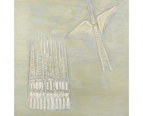 Annamukhamed Zaripov (born 1947)'I believe in the Transmigration of Souls' inscribed in Cyrillic with artist's name, title an