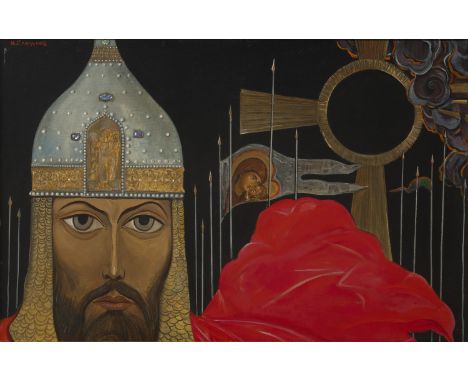Ilya Sergeevich Glazunov (Russian, 1930-2017)Prince Igorsigned in Cyrillic (upper left), further signed in Cyrillic, dated '1