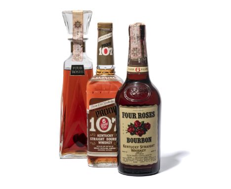 Four Roses 6 Year Old Believed 1970s Lightly scuffed label. Level into neck 40% 75cl Four Roses Decanter Believed 1970s Itali