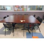 LOT CONSISTING OF: (4) 41" x 41" lunch room tables, (10) chairs (Lunch room area)