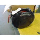 PNEUMATIC HOSE REEL, REEL CRAFT, new in box (Machine shop area)