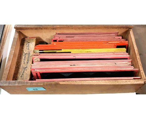 A collection of magic lantern slides 