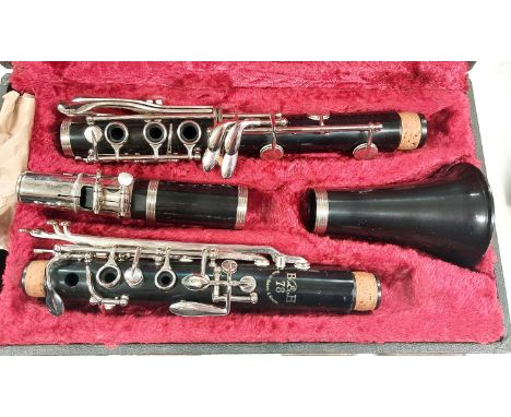 A BOOSEY and HAWKES 78 model clarinet, cased 