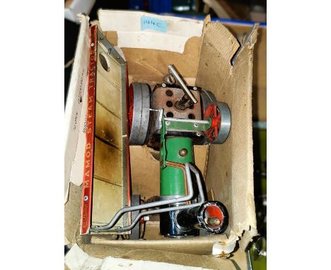 A Mamod steam tractor in original box. 