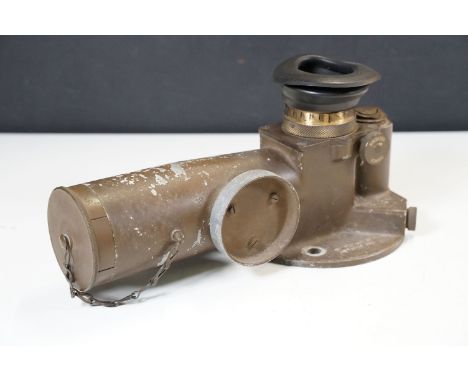 A British World War Two gun sight / Telescope Elevation No.8 MK.1. dated 1944. 