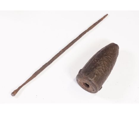 A World War one 1916 Pippen rifle grenade 