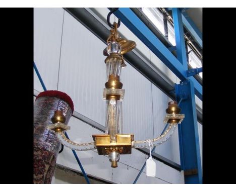 A four branch chandelier 