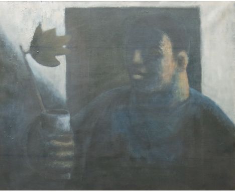 James Donovan (British, 1974), Waiting for Rain, titled and dated 1998 on Highgate Fine Art label verso, acrylic on canvas, 4
