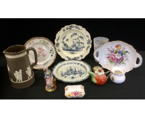 Ceramics - an Aynsley Howards Sprays two handled dish;  Royal Crown Derby Posies trinket dish;  a Royal Worcester Sandringham