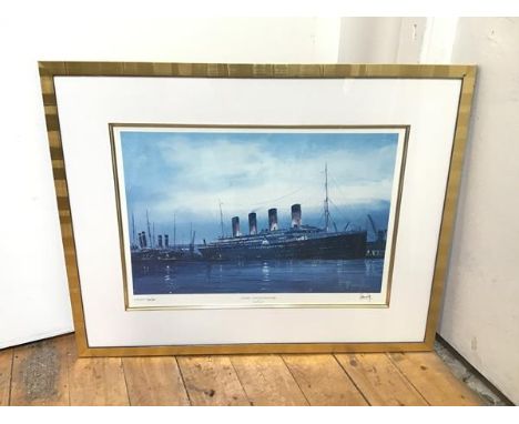 Harley Crossley, Titanic - Eve of Departure, limited edition print, no.356/850, signed bottom right (39cm x 56cm)