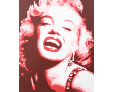 Suzette Moon, Portrait of Marilyn Monroe, screen print, signed and dated 2005, image size 38cm x 31cm