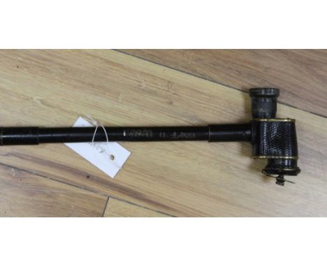 A WWI monocular adjustable walking stick