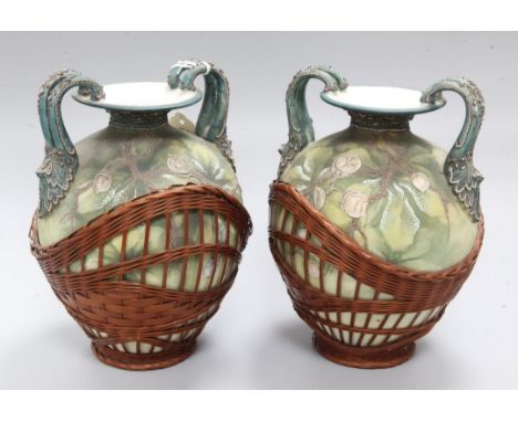 A pair of Noritake vases