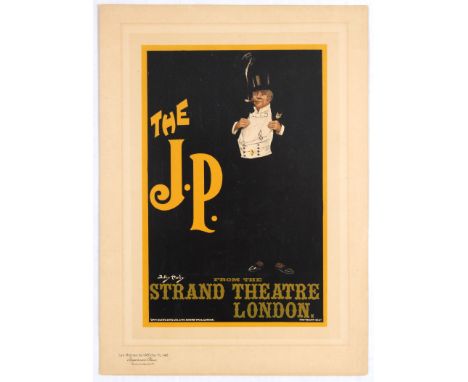 Advertising Poster Maitres de l'affiche The JP Strand Theatre London.  Dudley Hardy 'The J.P. At the Strand Theater 1898'  Co