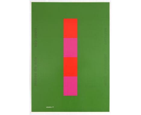 Museum of Art – Sao Paulo - 1977/ Country: Brazil. Year: 1977. Artist: Almavir Mavignier. Almir Mavignier (b. 1925) was born 