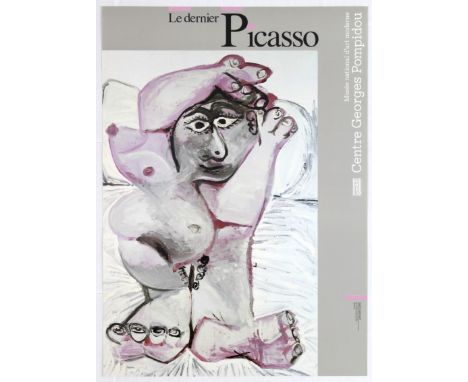 Set of 2 Exhibition Advertising Posters – The Last Picasso – Centre Pompidou, Paris 1988. Country: France. Year: 1988. Artist