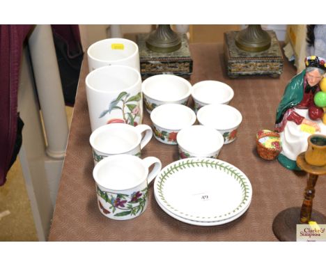 A collection of Portmeirion "Pomana" pottery
