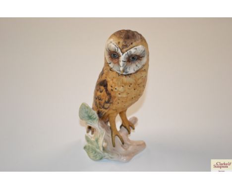 A Goebel porcelain owl