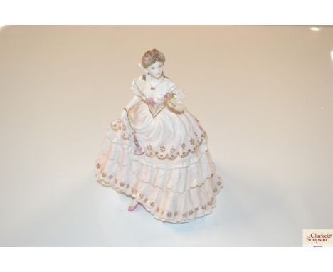 A Royal Worcester "The Fairest Rose" figurine 