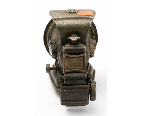 A Lucas Silver King bicycle lamp together with three other late 19th/early 20th century bicycle lamps: (4) 