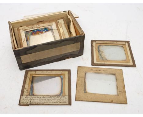A group of seven 19th daguerreotype landscapes: with manuscript titles,. including  'The Knoll', 'Caledonian Bank' and 'Bidem