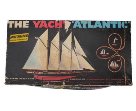  Ideal Toy Corporation (USA) The Yacht 'Atlantic', scale model kit No. 3719-498,  in original box, (contents unchecked for co