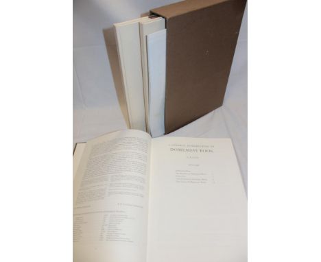 A reprinted Doomsday Book of Cornwall with additional introduction, translation and map volumes 1987 in slip case 