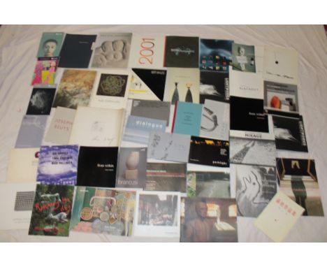 Various art related catalogues including A Cattrell, R Long, Modern Tate, M Flynn, S Freshwater and others etc 