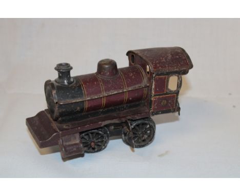 A Bing tin plate O gauge clockwork tank engine (af) 