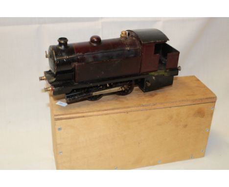 A Bowman O gauge live steam 0-4-0 tank engine 