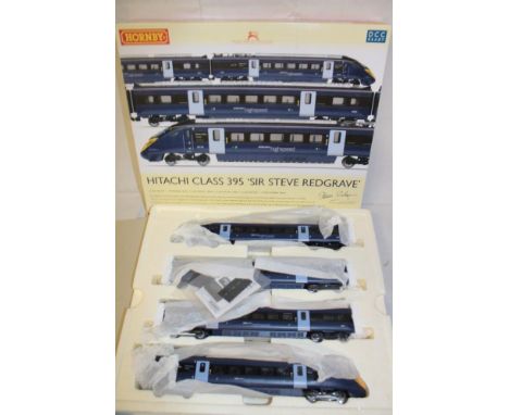 Hornby 00 gauge - Hitachi Class 395 "Sir Steve Redgrave" high speed train set, mint in original box 