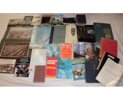 Various naval and nautical related volumes including Nelson and His Times, Sir Francis Drake's Voyage Round the World - two c