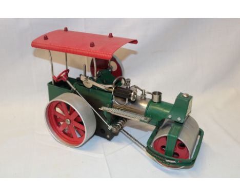 An Old Smoky steam driven road roller